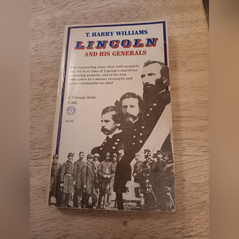 Lincoln and His Generals Book